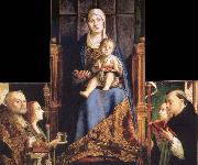 Antonello da Messina Madonna with SS Nicholas of Bari,Anastasia oil on canvas